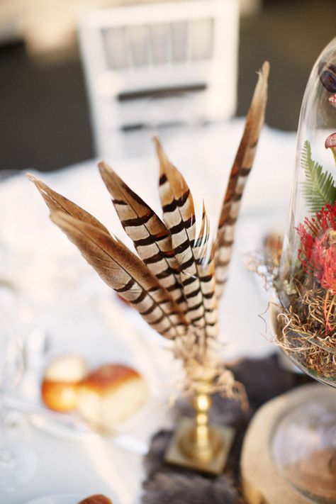 Pretty Wedding Table Centerpiece Ideas ... Hotdish Ideas, Cactus Centerpiece, 60th Bday, Garden Centerpiece, Safari Wedding, Feather Photography, Feather Centerpieces, Bottle Centerpieces, Oscars Party