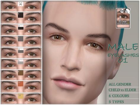 BAkalia's Male eyelashes 01 #sims4cc Male Eyelashes, Sims Eyeliner, Sims 4 Cc Skin Details, Sims 4 Makeup, Web Face, Rachel Green Friends, Sims 4 Traits, White Eyelashes, Makeup Cc