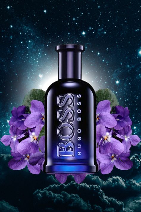 Boss Bottled Night by Hugo Boss is a Woody Aromatic fragrance for men. Boss Bottled Night was launched in 2010. Top notes are Lavender and Birch; middle note is Violet; base notes are Woodsy Notes and Musk. Boss Perfume Men, Hugo Boss Intense, Perfume Notes, Birch Leaf, Masculine Fragrance, Luxury Perfume, Mens Cologne, Signature Scent, Floral Fragrance