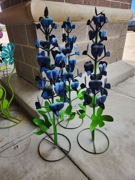 Blue Bonnet, Backyard Diy, Blue Bonnets, Silk Flower, Gift List, Diy Backyard, Bright Lights, Shower Decorations, Silk Flowers