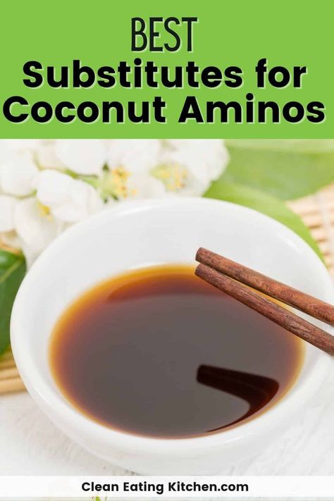 Coconut Aminos Teriyaki Sauce, Homemade Coconut Aminos, Coconut Aminos Recipes, Clean Eating Diet Recipes, Soy Sauce Substitute, Gluten Free Recipes Side Dishes, Bunny Chow, Gluten Free Sides Dishes, Easy Healthy Meals