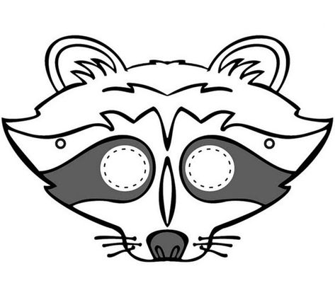 64 Free kids face masks templates for Halloween to print Animal Mask Templates, Printable Coloring Masks, Raccoon Mask, Printable Animal Masks, Animal Masks For Kids, Coloring Mask, The Kissing Hand, Mascaras Halloween, Printable Masks