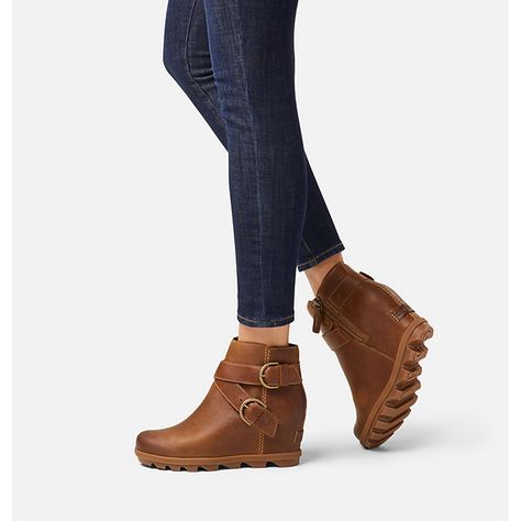 Joan of Arctic Wedge II Buckle Boot | SOREL Sorel Boot Outfits, Sorel Joan Of Arctic Wedge Outfit, Wedge Boot Outfit, Sorel Wedge Boot, Sorel Boots Outfit, Sorrel Joan Of Arctic Wedge Boots, Sorel Wedge Boots, Sorel Joan Of Arctic Wedge, Joan Of Arctic Wedge