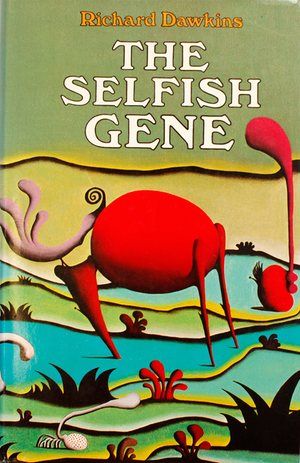 Book cover, illustrated by Desmond Morris | The Selfish Gene (1976) by Richard Dawkins The Selfish Gene, Fern Gully, Evolutionary Psychology, Today I Learned, Richard Dawkins, Book Club Ideas, Evolutionary Biology, Books To Read Nonfiction, Studying Life