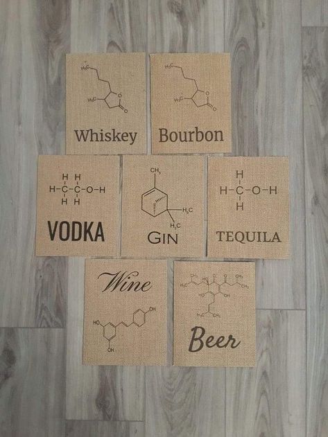 Chemistry Tattoo, Chemistry Art, Home Bar Signs, Teaching Chemistry, Bar Gifts, Mini Tattoos, Bar Signs, Study Tips, Martini