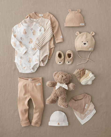 Teddy bear hugs 🧸 Soft garments in organically grown cotton. Like the gentlest of teddy bear hugs for your new little bundle of… | Instagram Newborn Clothes For Boys, Baby F, Bear Hugs, Newborn Boy Clothes, Baby Garments, Newborn Girl Outfits, Baby Themes