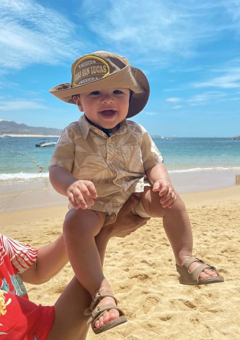 Baby Boy Vacation Outfits, Mother Daughter Outfits, Baby Boy First Birthday, Boys Summer Outfits, Beach Baby