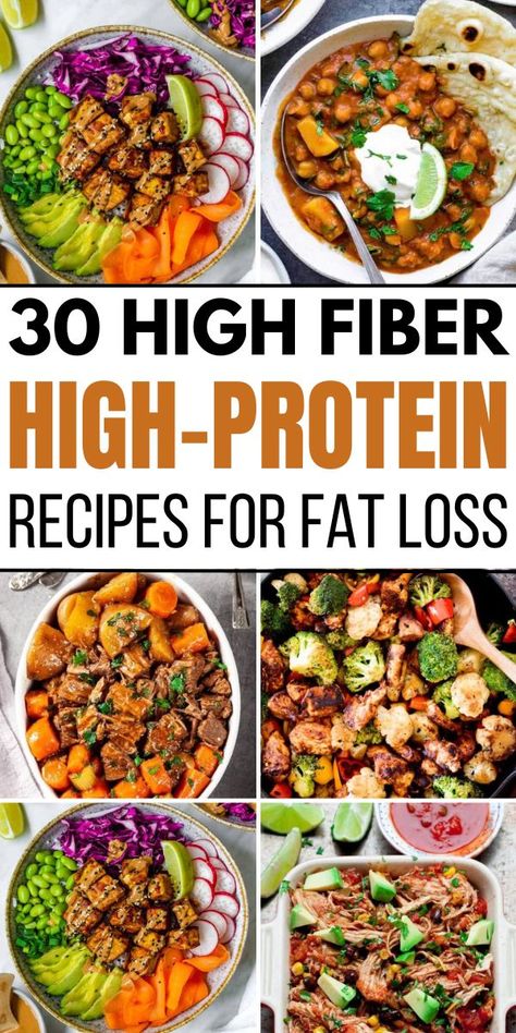 Struggling to find high-fiber, high-protein meals that are also low carb? Our easy recipes include dinners, lunches, and breakfast ideas perfect for meal prep. Save this pin to simplify your healthy meal planning! 360 Calorie Lunch, Easy High Protein Dinner Meal Prep, Low Ingredient High Protein Meals, Low Calorie High Nutrient Meals, Meal Plan High Protein Low Calorie, Meal Prep 400 Calories Or Less, High Protein Low Carb Low Calorie Recipes, 40 Protein 30 Fat 30 Carbs Meal Plan, High Protein Low Carb Menu Diet Plans