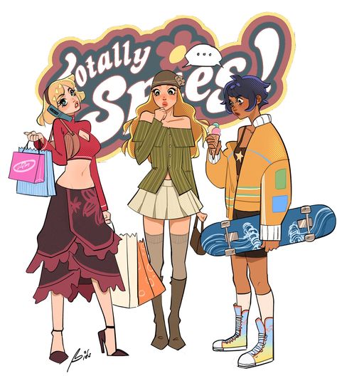 Spy Girl, Totally Spies, Cartoon Outfits, Cute Art Styles, Cartoon Art Styles, Pretty Art, Art Sketchbook, Character Design Inspiration, Cartoon Art