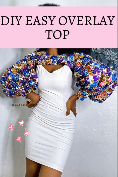 Diy Clothes Tutorial, Nigerian Dress Styles, Yoke Top, Dress Sewing Tutorials, African Print Skirt, African Skirts, African Print Dress Ankara, Overlay Top, Sewing Tutorials Clothes