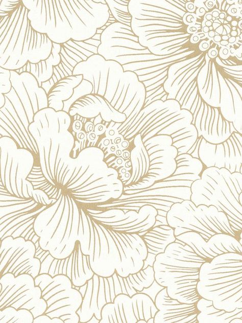 Image result for small print gold wallpaper Pattern Design Inspiration, Pattern Illustration, Textile Patterns, Of Wallpaper, Surface Pattern Design, Flower Wallpaper, Shop Wallpaper, Textures Patterns, Pattern Wallpaper