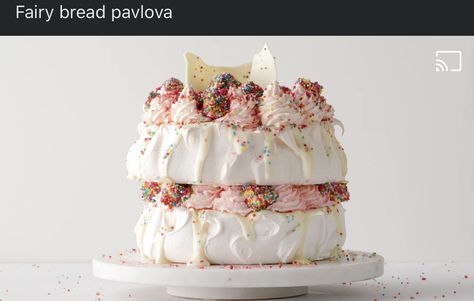 Fairy Bread, Pavlova, Diaper Cake, Bread, Cake