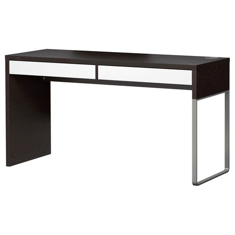 This is probably going to be the desk going into my tiny room. #ikea #desk #office $69.99 Micke Ikea, Music Studio Furniture, Ikea Computer Desk, Ikea Micke Desk, Ikea Micke, Micke Desk, Nice Desk, Desk Ikea, Ikea Vanity