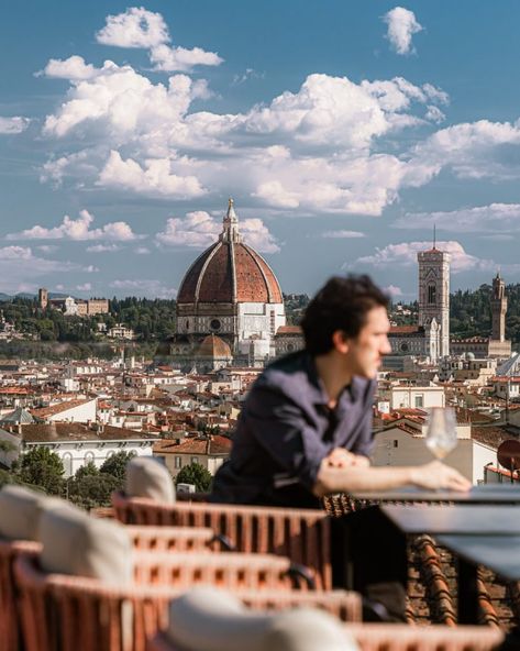 Best rooftop bars in Florence | The Florentine Florence Restaurants With View, Florence Restaurants, Hidden Bar, Rooftop Party, Best Rooftop Bars, Santa Maria Novella, Fancy Cocktails, Rooftop Bars, Tuscan Style