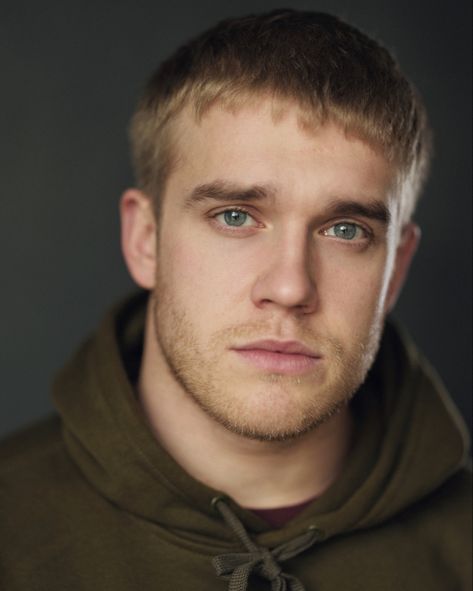 4/4 Headshots 2019, of Bobby Lockwood, by Phil Sharp for Curtis Brown. Bobby Lockwood, Men In Hoodies, Phil Sharp, Blonde Men, Michael Roberts, Men Faces, Happy Valley, Blonde Guys, Man Character