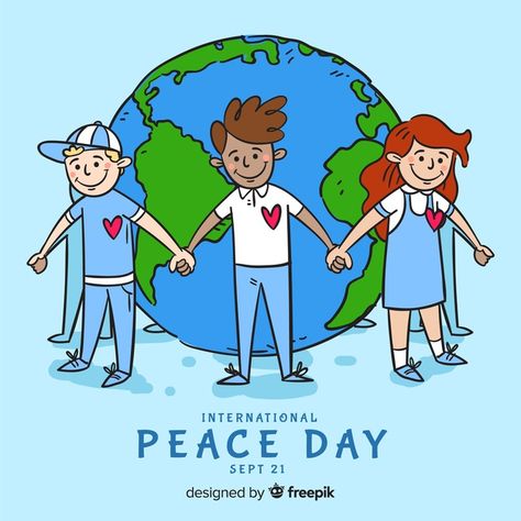 World Peace Day, Peace Day, Peace Poster, International Day Of Peace, Environmental Concerns, Graphic Editing, Vector Hand, Save Earth, World Peace