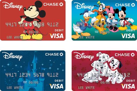 Credit Card Invitation, Disney Credit Card, Disney Visa Card, Disney Card, Debit Card Design, Disney Money, Disney Gift Card, Mouse Logo, Credit Card Design