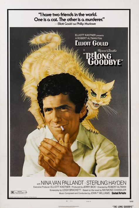 Goodbye Movie, Nina Van Pallandt, Sterling Hayden, Long Goodbye, Old Movie Poster, Robert Altman, The Long Goodbye, Raymond Chandler, Old Movie