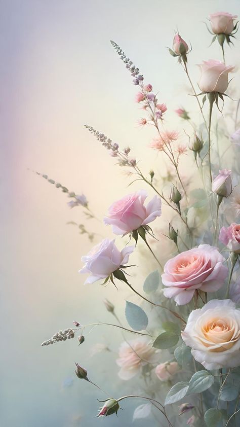 Angels And Flowers, Pastel Flowers Wallpaper, Flowers Photography Wallpaper, Flowery Wallpaper, Floral Wallpaper Phone, Lovely Flowers Wallpaper, Android Wallpaper Flowers, Flower Iphone Wallpaper, Wallpaper Nature Flowers