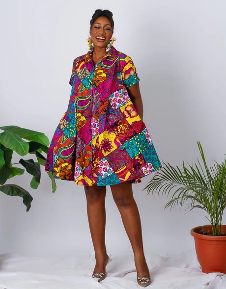 Plus Size African Clothing in UK | African American plus size clothing – CUMO LONDON African Print Dress Ankara, Short African Dresses, Printed Short Dresses, African Wedding Dress, Beautiful Suit, African Print Dress, African Print Dresses, Collar Neck, African Fashion Women