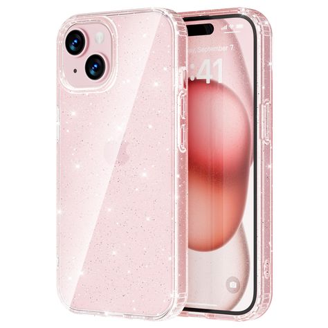 PRICES MAY VARY. ✅【The MUST-KNOW】This glittery phone case is specially designed for iPhone 15 6.1 inch, Not compatible with iPhone 15 Pro(6.1")/15 Plus(6.7")/15 Pro Max(6.7"), support Wireless Charging, please check your phone model before purchasing. The embedded eye-catching glitters will never flake off, peel off and stay bling, making your phone more attractive and fashionable ✅【Long Lasting Shiny】This cute iPhone 15 phone case is using high-grade ultra-clear Germany Bayer'smaterials, molded Aesthetic Phone Case Diy, Sparkly Phone Cases, Sparkle Phone Case, I Phone 8+, Iphone Cases For Girls, Glitter Phone Case, Iphone Ideas, Glitter Iphone Case, Girl Phone Cases