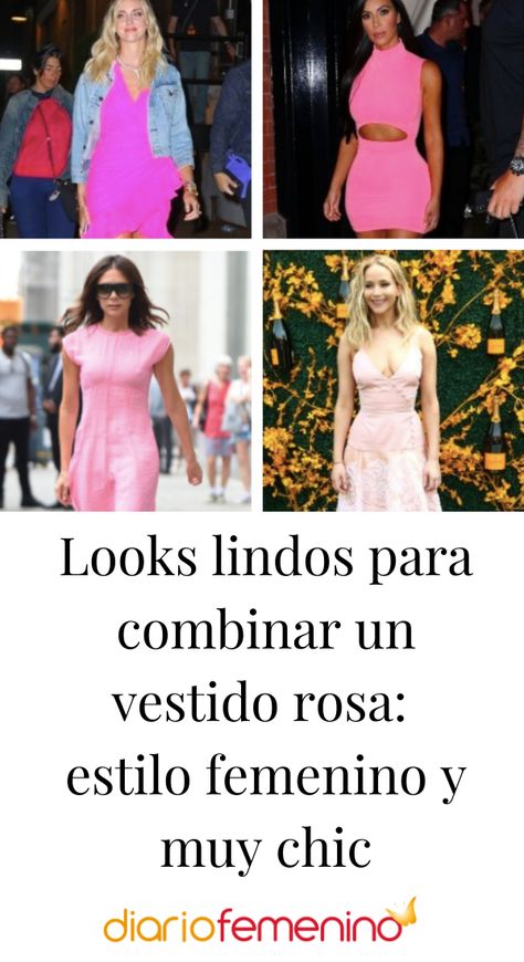 Ideas para lucir un vestido rosa con mucho estilo #looksconvestidorosa #vestidosrosas #outfitsconvestidorosa #moda #tendencias #DiarioFemenino Prom Dresses, Prom, Formal Dresses, Color