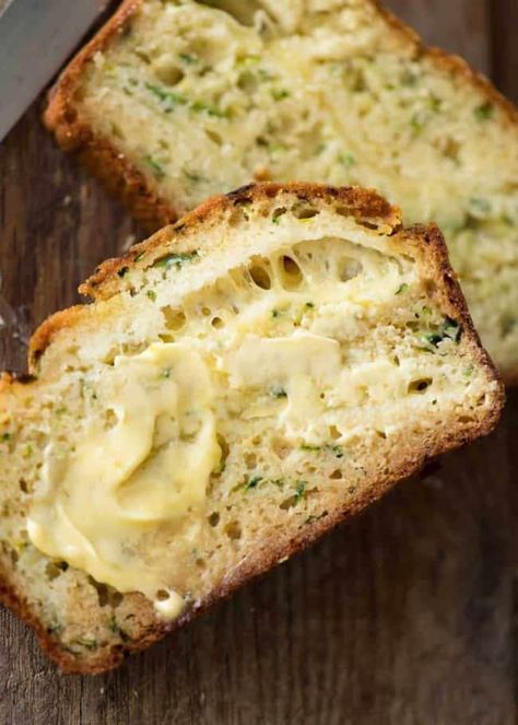 Cheesy Zucchini Bread (No Yeast) | RecipeTin Eats Cheesy Zucchini Bread, Zucchini Cheesy Bread, Cheesy Snacks, Tin Eats, Bread Without Yeast, Zucchini Cheese, Bread Sweet, Cheese Bread Recipe, Baked Recipes