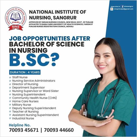 BSc Nursing is a great idea and there are a plethora of opportunities after BSc Nursing. Enroll today if you want to advance your career in BSc Nursing! #nationalgroupofinstitutions #BScNursing #enrolltoday #opportunities Bsc Nursing, Bachelor Of Science In Nursing, Director Of Nursing, Community Health Nursing, Cardboard Crafts Diy, Military Nurses, Study Schedule, Nursing Career, Nursing Assistant