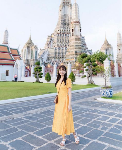 King The Land in Thailand Thailand Ootd Travel Outfits, Iu Dress, Lim Yoona, King Outfit, Celebrity Casual Outfits, King's Landing, Im Yoona, Yoona Snsd, Vacay Outfits