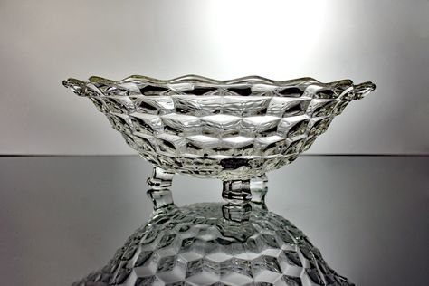 Color Glassware, Glass Reference, Pretty Glassware, Fostoria Glassware, American Fostoria, Fostoria American Glassware, Clear Glassware, Crystal Glassware Antiques, Fostoria Crystal