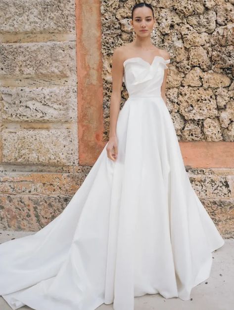 Jenny Yoo Jenny Yoo Celine, Structured Wedding Dress, Celine Gown, Deb Dress, Boston Wedding Dress, Jenny Yoo Bridal, Contemporary Wedding Dress, Timeless Wedding Dress, Ball Skirt