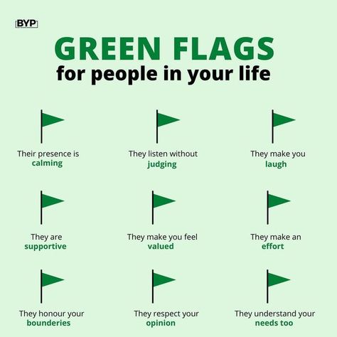 Green Flags In A Girl, Green And Red Flags, Green Flags, Character Girl, Green Flag, Bad Girl Wallpaper, Positive Influence, White Flag, Positive People