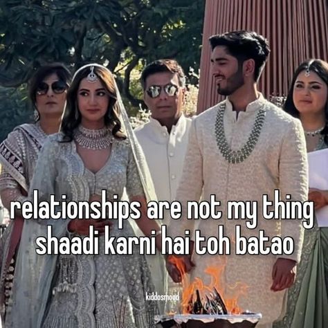 Funny Caption For Friends, Desi Love, Clever Captions, Funny Words To Say, Clever Captions For Instagram, Desi Quotes, Desi Humor, My Kind Of Love, Couples Poses For Pictures