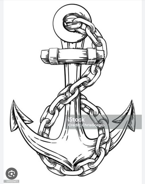 Chain Sketch, Etching Drawing, Dragon Tattoo Vector, Vintage Style Tattoos, Wrap Around Tattoo, Chain Tattoo, Ship Tattoo, Hand Drawn Vector Illustrations, Tattoo Illustration