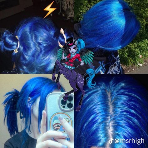 Monster High Hair Dye, Monster High Hair, Cute Hair Colors, High Hair, Dyed Hair Inspiration, Dye Ideas, Dope Makeup, Pretty Hair Color, Hair Stylies