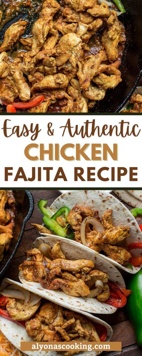 Authentic Mexican Fajita Seasoning, Mexican Chicken Fajitas Authentic, Chicken Fahijatas Recipe Crockpot, Chicken Fahijatas Recipe Easy, Authentic Fajita Seasoning, Chicken Fajitas Stir Fry, Authentic Chicken Fajitas, Mexican Chicken Fajita Recipe, Mexican Fajitas Authentic