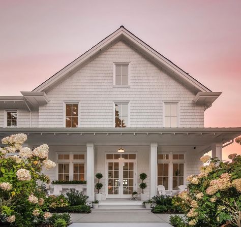 Su Casa Design on Instagram: “Like you stepped into a fairytale, the patio entrance on our @littewhitehouseco farmhouse is just so good it must be too good to be true!⠀…” Upstairs Sunroom, Garage Floor Plans, Hearth Room, Farmhouse Plan, Floor Framing, Farmhouse Exterior, Mountain Home, Farmhouse Bedroom, Farmhouse Plans