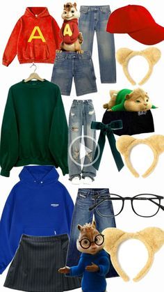 Alvin And The Chipmunks Halloween, Easy Adult Halloween Costumes, Partner Halloween Costumes, Stylish Halloween Costumes, Halloween Costumes Brunette, Clueless Halloween Costume, Unique Couple Halloween Costumes, Cute Group Halloween Costumes, Costume Ideas Women