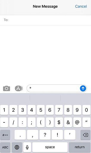 iPhone tricks you never knew about: From torch brightness to 'degrees' symbol in your keyboard Message Overlay, Font Iphone, Keyboard Iphone, Iphone Messages, Iphone Keyboard, Phone Keyboard, Iphone Texts, Iphone Tricks, Iphone Life Hacks