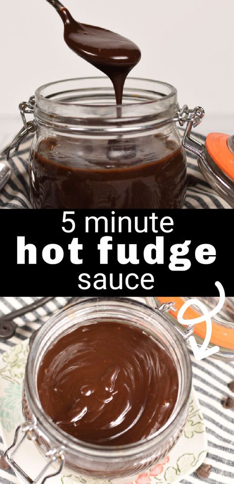 Recipe With Evaporated Milk, Easy Hot Fudge Sauce, Easy Hot Fudge, Hot Fudge Sauce Recipe, Fudge Sauce Recipe, Evaporated Milk Recipes, Homemade Chocolate Sauce, Sundae Toppings, Chocolate Sauce Recipes