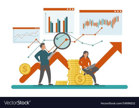 Stock Market Illustration, Using Facebook For Business, Money Chart, Stock Broker, Money Market, Business Studies, Borrow Money, Market Analysis, Investing In Stocks