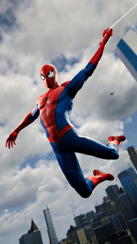 Spiderman Scene, Spiderman Ps4 Wallpaper, Delorean Time Machine, Image Spiderman, Spiderman Ps4, Randy Cunningham, Amazing Spiderman Movie, Marvel Superhero Posters, Spectacular Spider Man