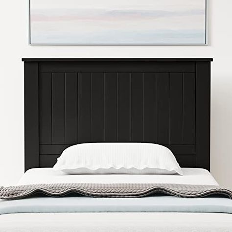 Headboard for boys dorm. Wood Panel Headboard, Vertical Slats, Crown Moldings, Beds And Headboards, Playroom Furniture, Wood Headboard, Queen And King, Bedroom Headboard, Panel Headboard