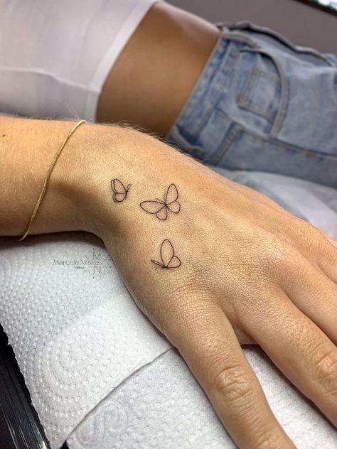 #tattoo #tattoos #inked #tattooart #tattooed #tattooideas #tattoodesign #tattooinspiration #tattoosleeve #tattooflash #inkedgirls #tattooedwomen  #InkLaughs  #TattooFails Tato In Hand, Women’s Tattoo Inspiration, Tattoo Ideas Side Wrist, Tattoo Ideas Teen Girl, Small Tattoos On Hand For Women, Small Tattoos For Women Hand, Minimalist Hand Tattoos For Women, Meanful Tattoo Ideas, Soft Girl Tattoos