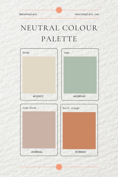 #palettecolour #neutral Gender Neutral Color Palette, Cottage Core Color Palette, Cream Color Palette, Gender Neutral Colors, Perfect Planner, Neutral Palette, Neutral Colour Palette, Modern Colors, Cottage Core