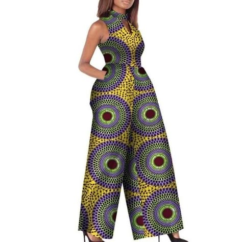 Ankara Jumpsuit Styles, African Jumpsuit, African Pants, Jumpsuit Styles, African Print Jumpsuit, Ankara Jumpsuit, Jumpsuit Style, Traditional African Clothing, Women Jumpsuit