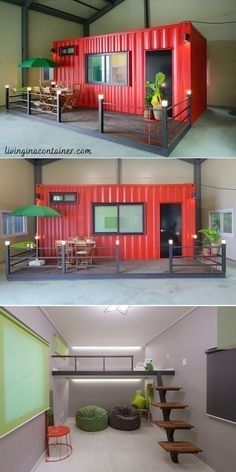 Wallpaper Farmhouse, Aesthetic Farmhouse, Tiny Container House, Living In Harmony, Barn Loft, Container Cabin, Mobile Home Living, Loft Ideas, Shipping Container House Plans