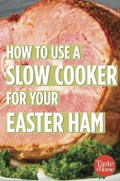 Culinary Food, Easter Ham, Slow Cooker Ham, Crockpot Ham, Easter Dinner Recipes, Slow Cooked Meals, How To Cook Ham, Crockpot Dishes, Food Channel