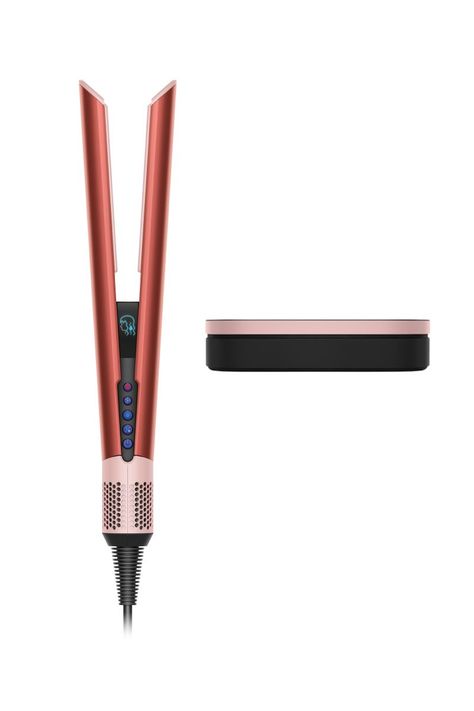 Special edition Dyson Airstrait™ straightener (Strawberry Bronze/Blush Pink) Blonde Hair Light Skin, Dyson Airstrait, Blonde Hair Light, Dyson Technology, Commercial Vacuum Cleaners, Dyson Hair, Hair Care Gifts, Bags Makeup, Straight Blonde Hair