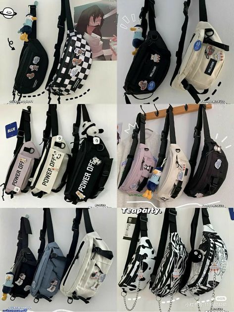 Looks Hip Hop, Dynasty Outfits, Stylish School Bags, My Style Bags, Girly Bags, Tomboy Style Outfits, Easy Trendy Outfits, Pretty Bags, Ulzzang Fashion